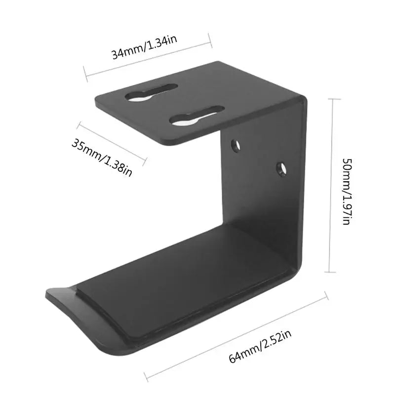 Staxio Anodex Wall-Mount Aluminum Headphone Hanger - view 4