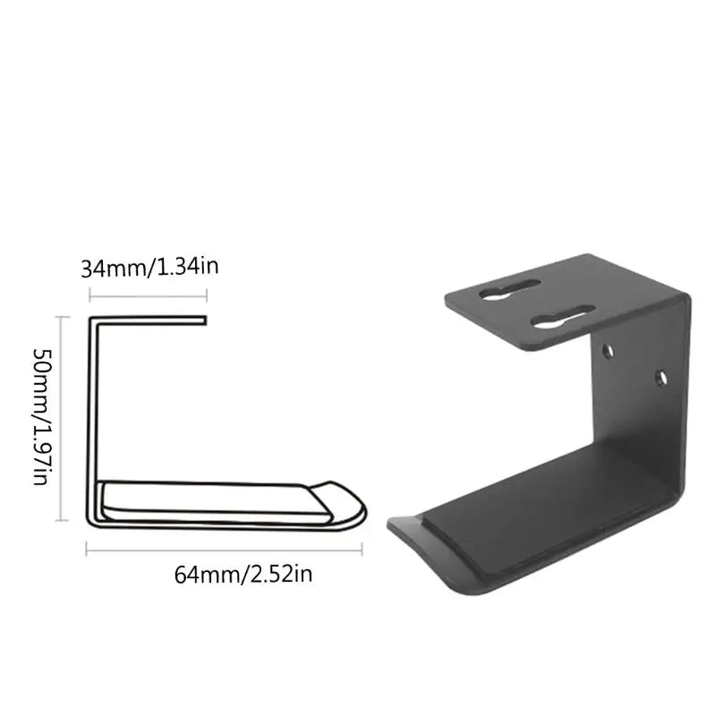 Staxio Anodex Wall-Mount Aluminum Headphone Hanger - view 6