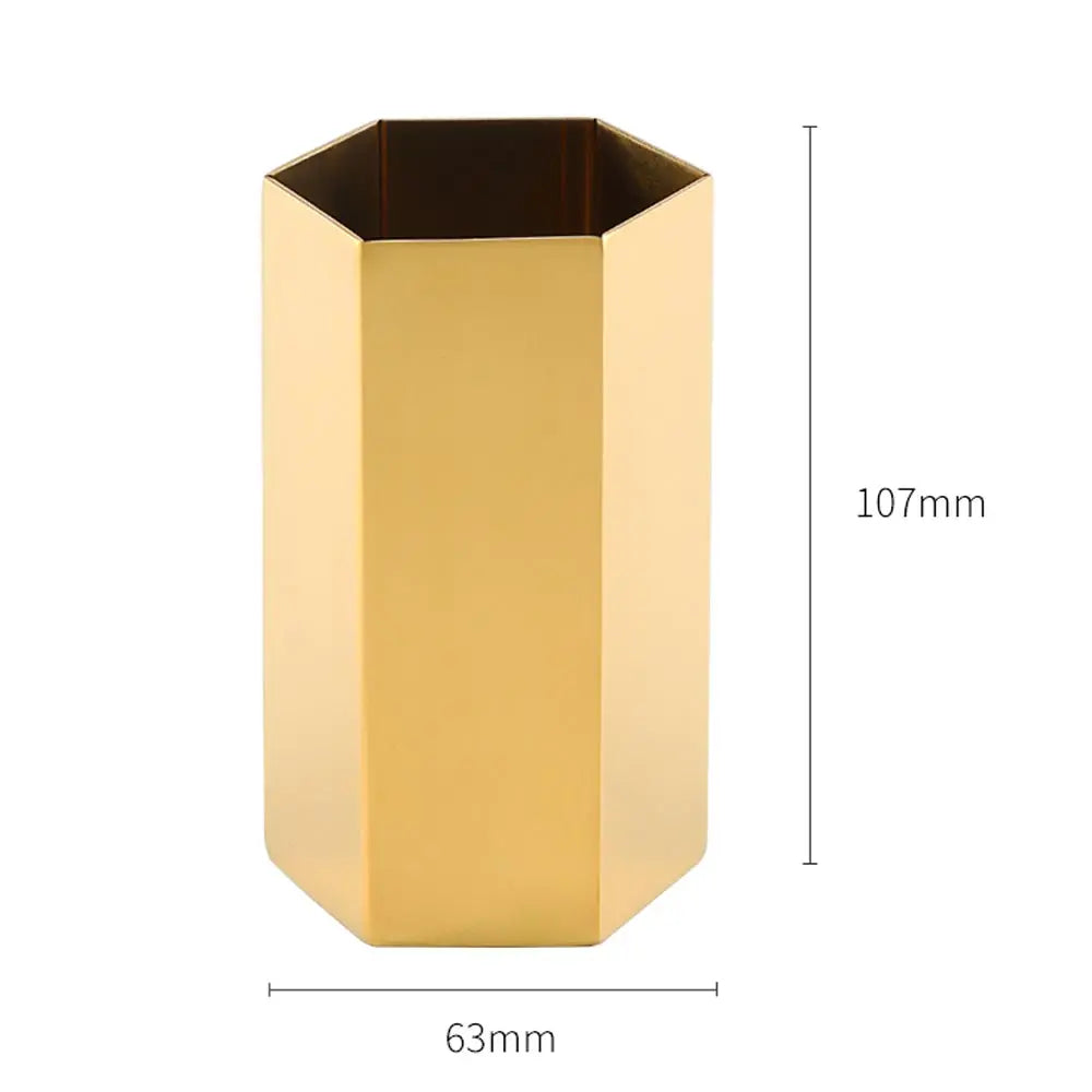 Staxio Foundry Vintage Brass Pen Holder - view 6