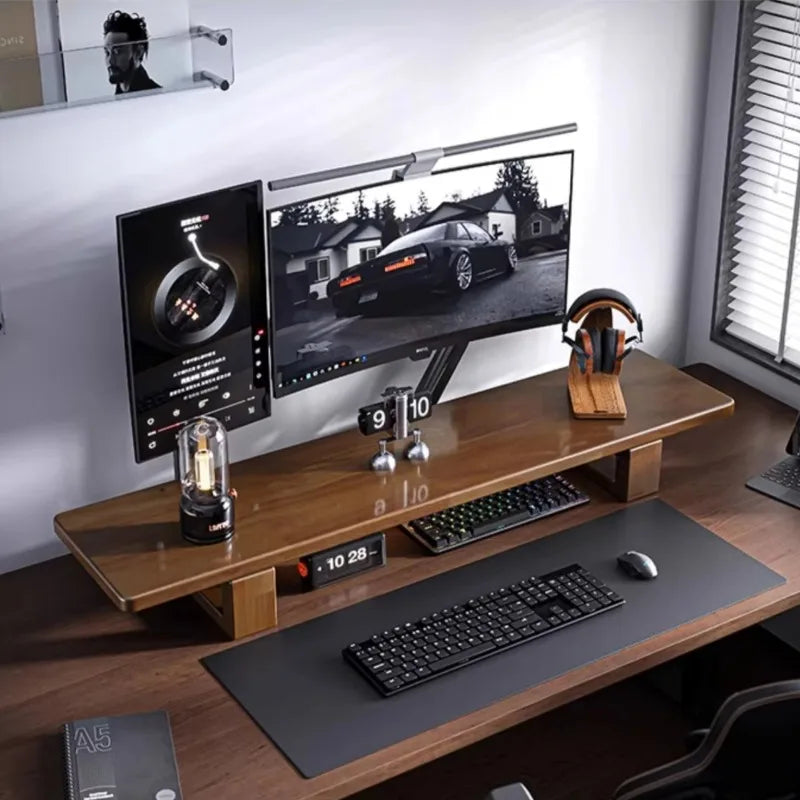 Staxio Timber Long-Span Wooden Monitor Riser - view 3