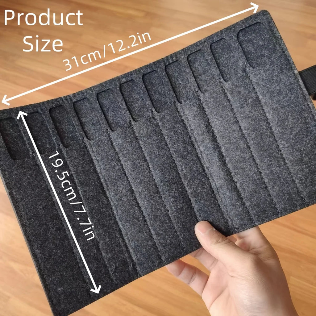 Staxio Feltworks 11-Grid Roll-Up Felt Organizer - view 3