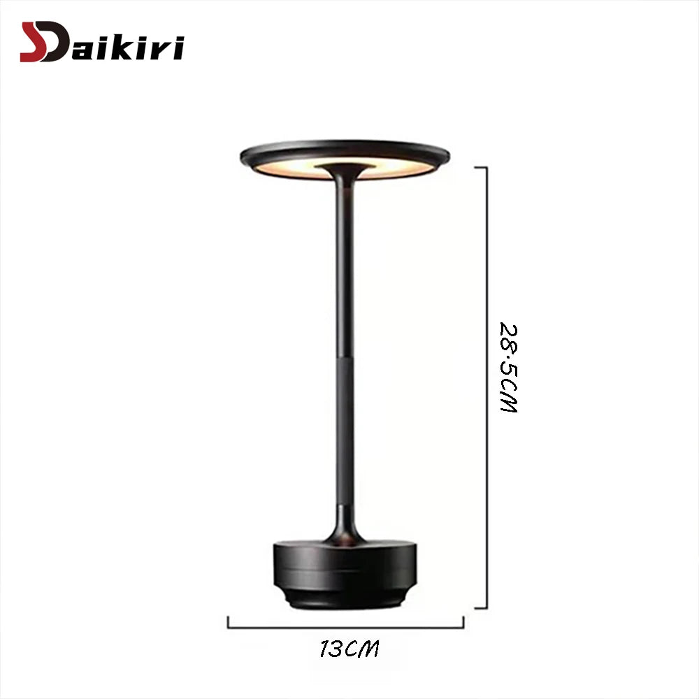 Staxio Halo Dimmable Aluminum Touch Desk Lamp - view 4