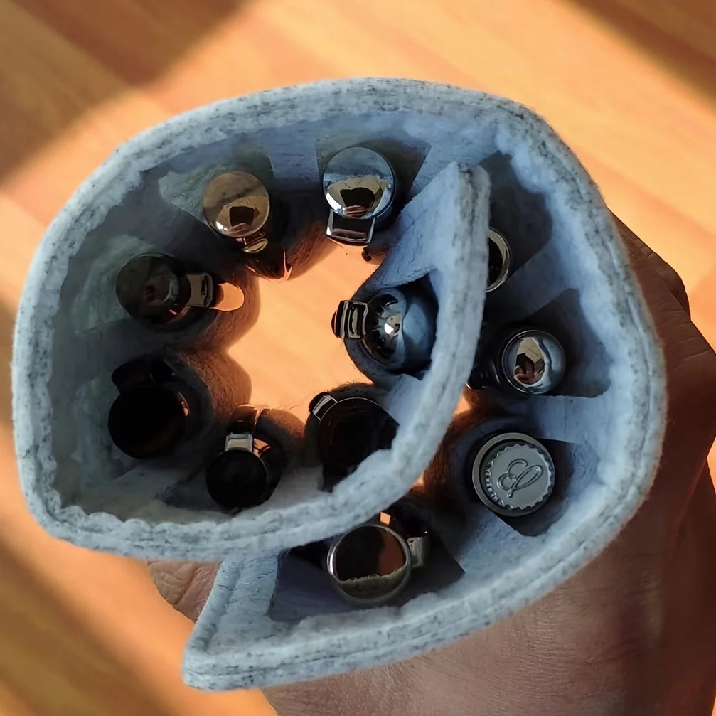Staxio Feltworks 11-Grid Roll-Up Felt Organizer - view 5