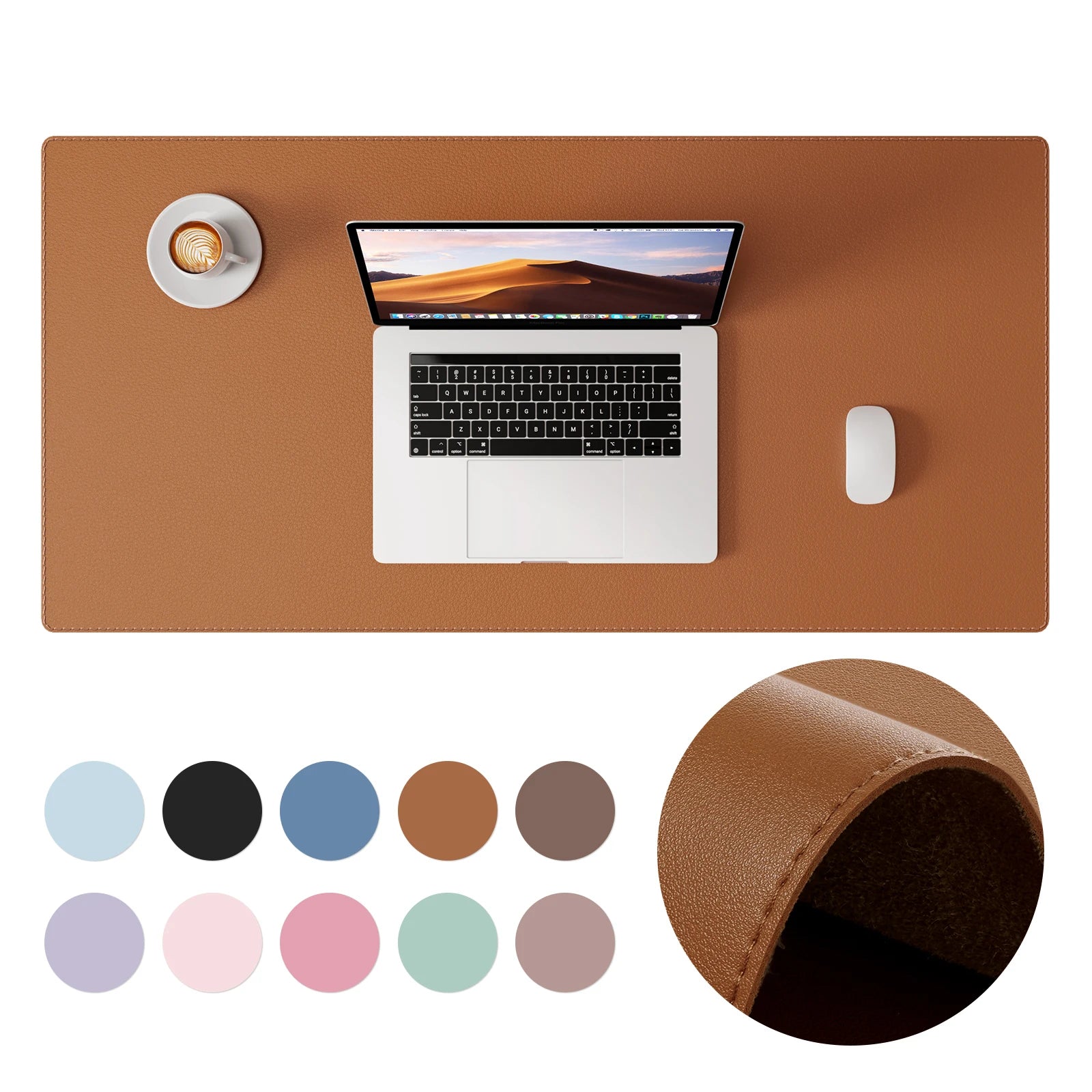 Staxio Cordoba Non-Slip Vegan Leather Desk Pad - view 1