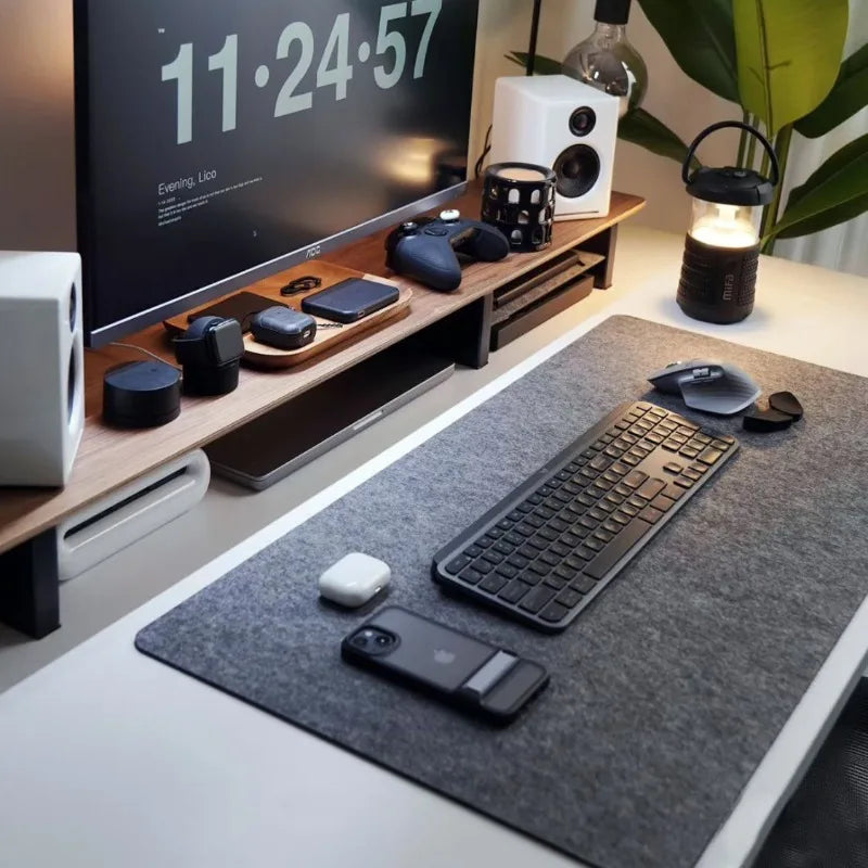 Staxio Quiet Cushioned Wool Felt Desk Mat - view 1