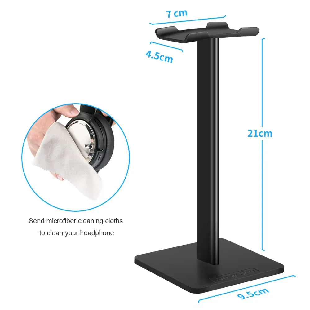 Staxio Axis Black Aluminum Headset Rack - view 2