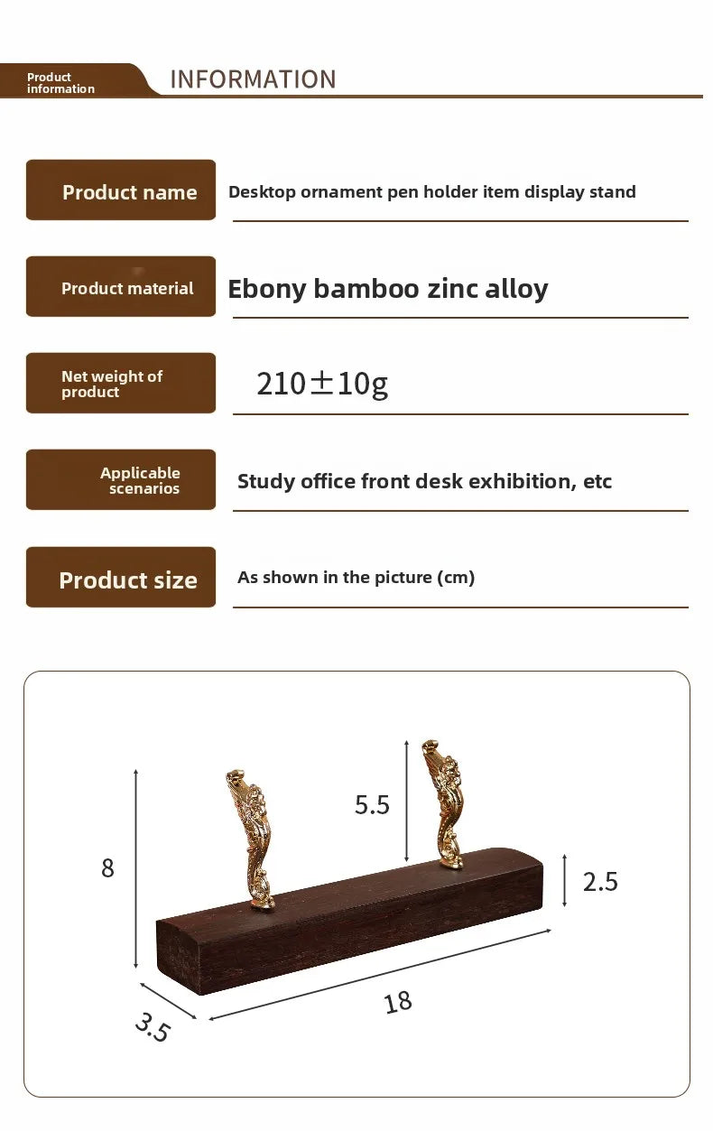 Staxio Reed Solid Wood Pen Display Stand - view 6