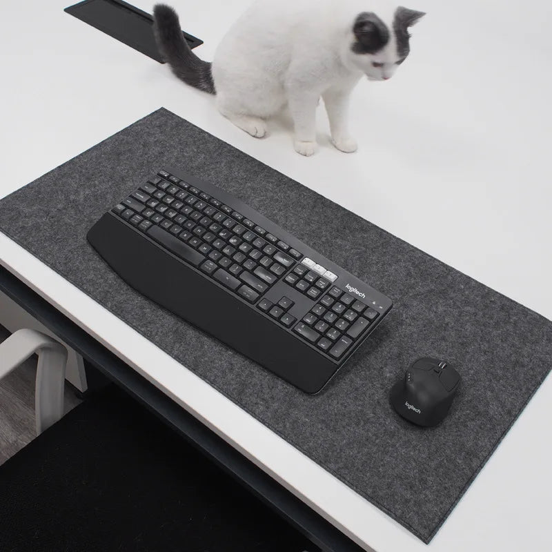 Staxio Loft Non-Slip Wool Felt Desk Mat - view 3
