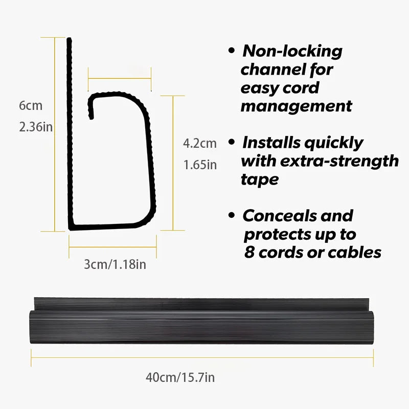 Staxio Underline Under-Desk Cable Tray - view 4