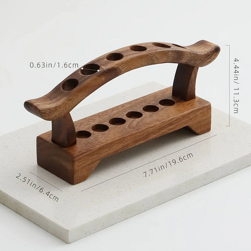 Staxio Alder Six-Slot Walnut Pen Stand - view 2