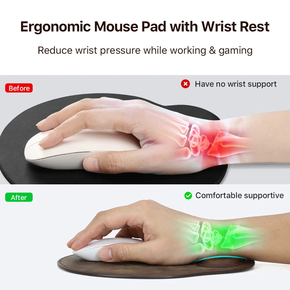 Staxio Verge Nubuck Wrist-Rest Mouse Pad - view 4