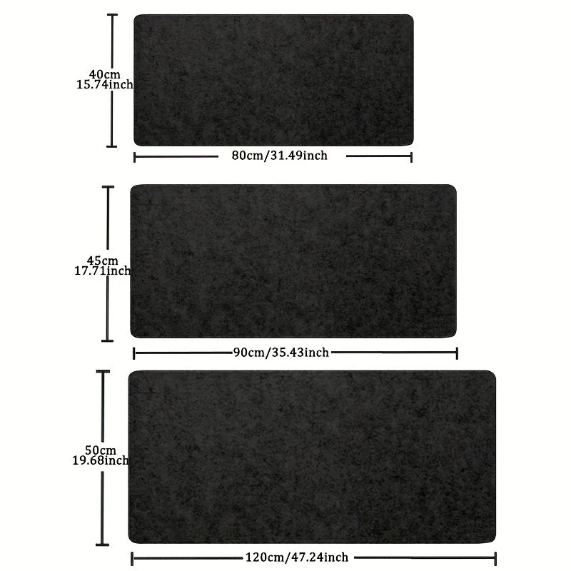 Staxio Quiet Non-Slip Felt Desk Mat - view 2
