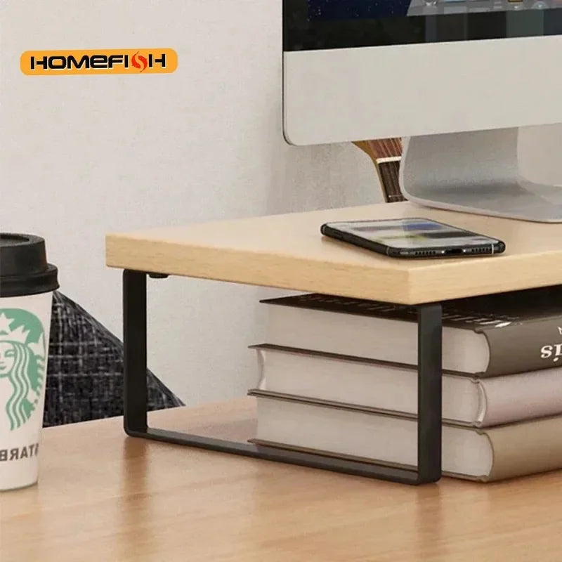 Staxio Keel Elevated Monitor Stand with Storage - view 2
