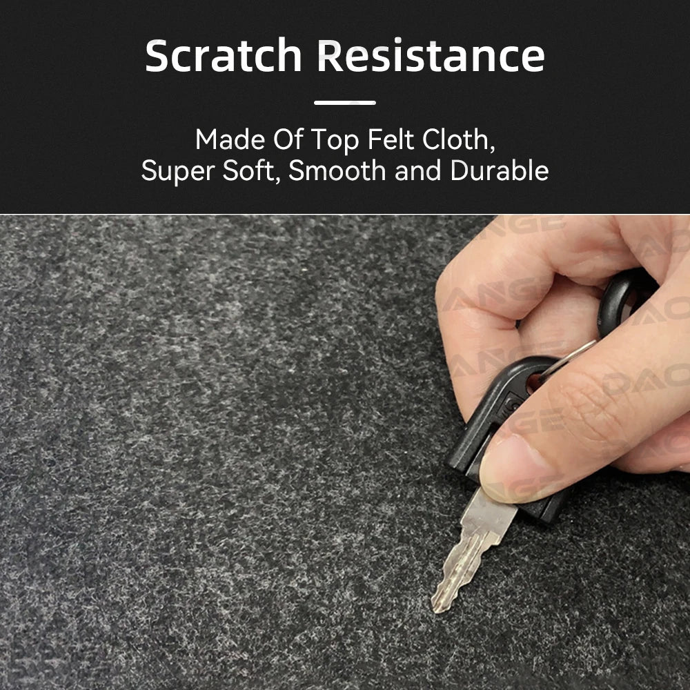 Staxio Loft Full-Desk Wool Felt Mat - view 3