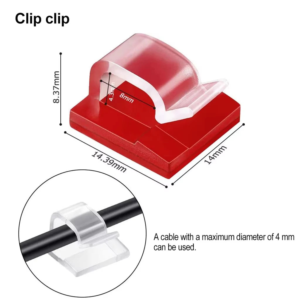 Staxio Underline Adhesive Cable Clip Set - view 4