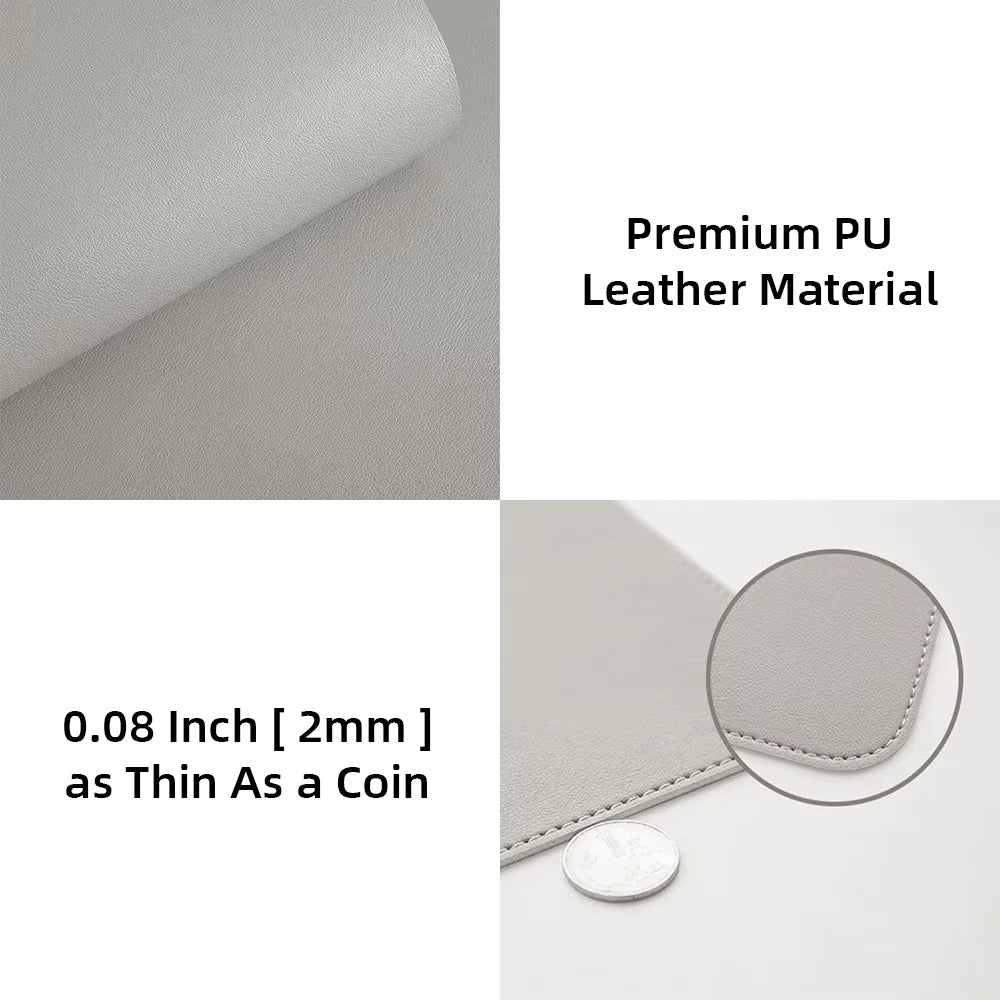 Staxio Cordoba Waterproof Vegan Leather Desk Mat - view 3