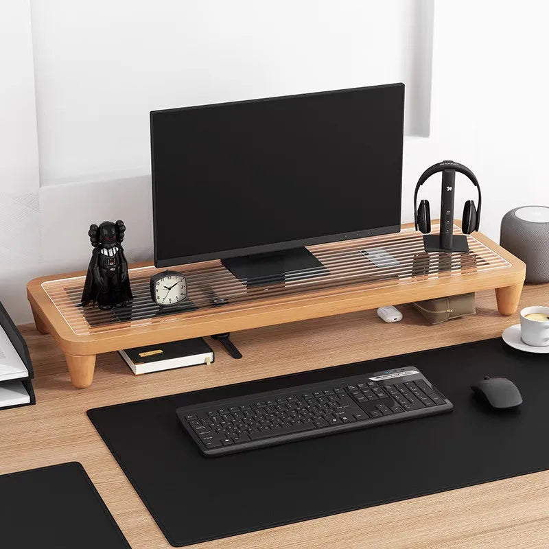 Staxio Grove Adjustable Bamboo Desk Riser