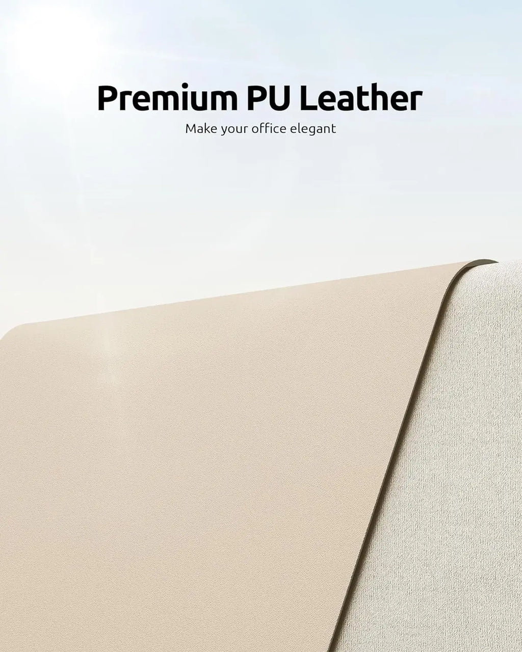Staxio Nomad Vegan Leather Desk Mat - view 2