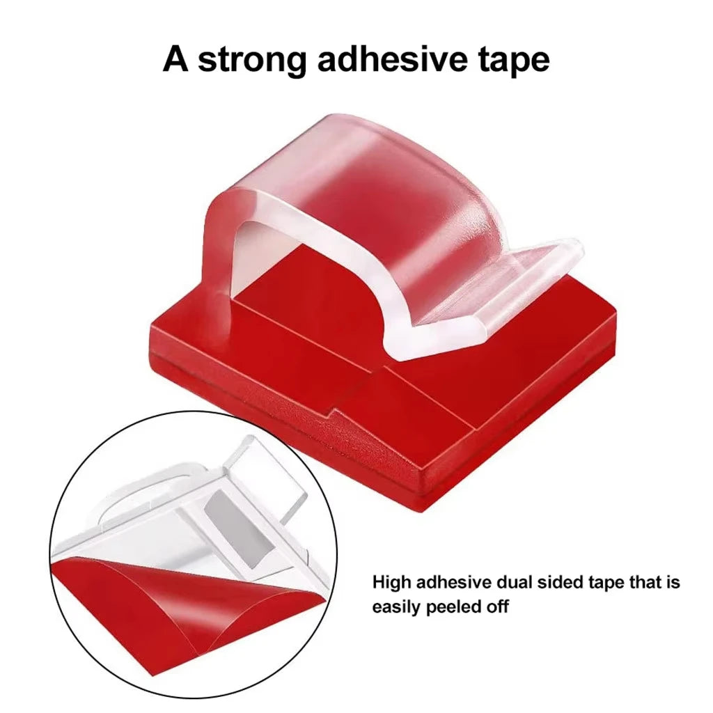Staxio Underline Adhesive Cable Clip Set - view 3