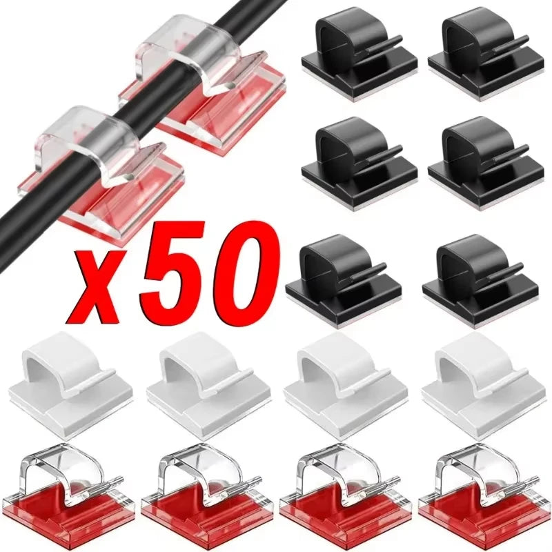 Staxio Underline Adhesive Cable Clip Set - view 1