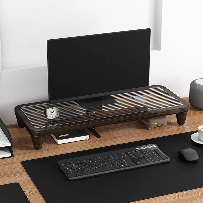 Staxio Grove Adjustable Bamboo Desk Riser - view 3