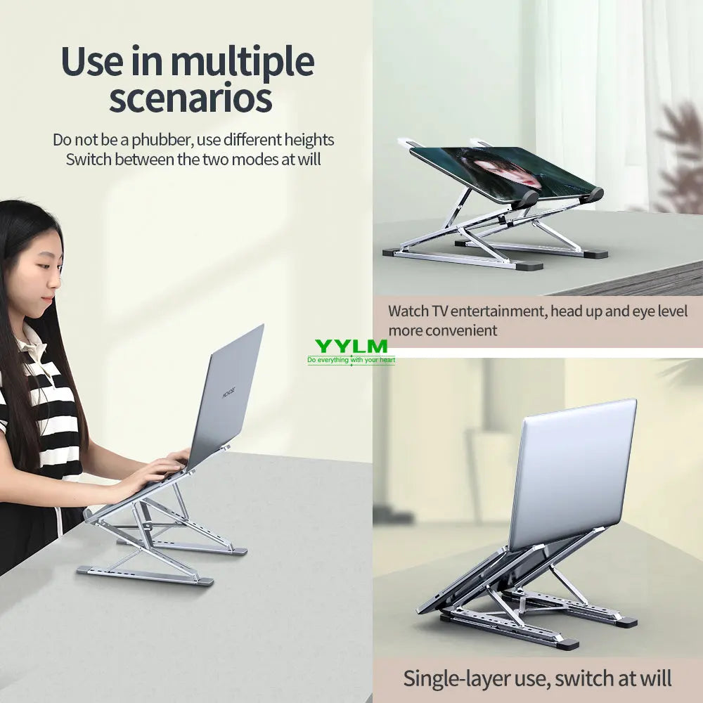 Staxio Meridian Adjustable Aluminum Laptop Stand - view 2