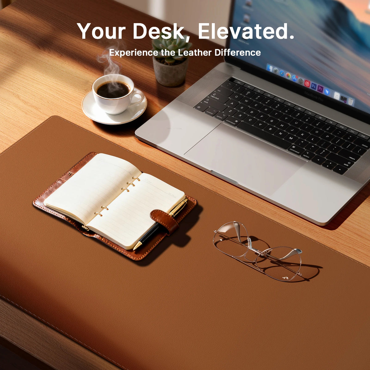 Staxio Cordoba Non-Slip Vegan Leather Desk Pad - view 3