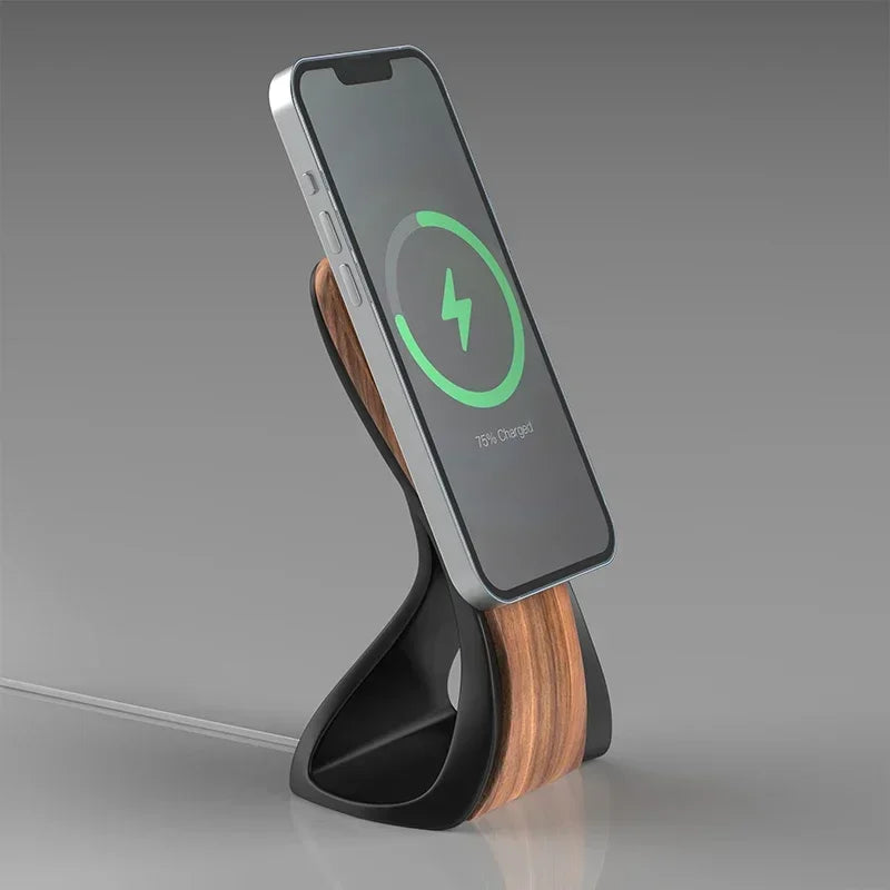 Staxio Grove Magnetic Wooden Phone Stand - view 3