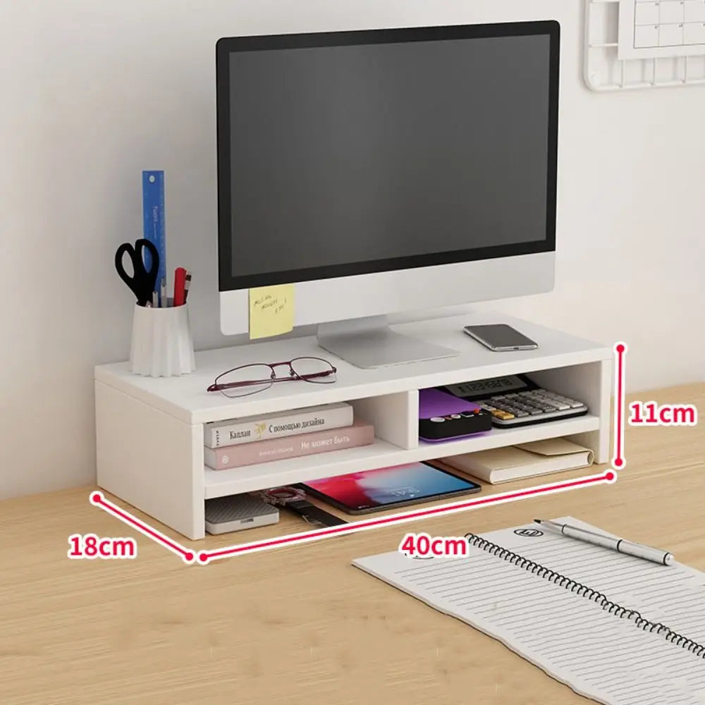 Staxio Timber Wood-Toned Stable-Base Laptop Riser - view 3