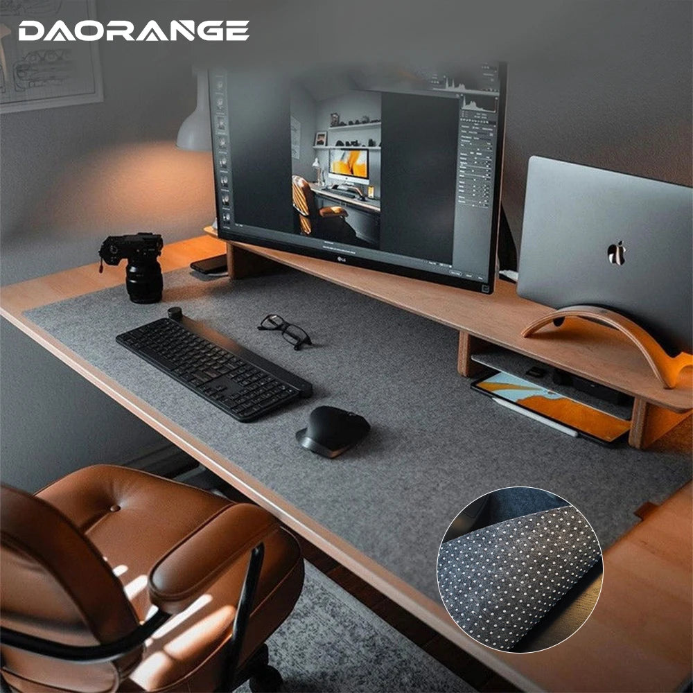 Staxio Loft Full-Desk Wool Felt Mat - view 1