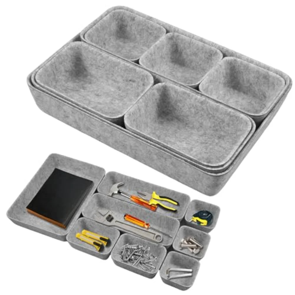 Staxio Feltworks 8-Piece Felt Organizer Box Set - view 1