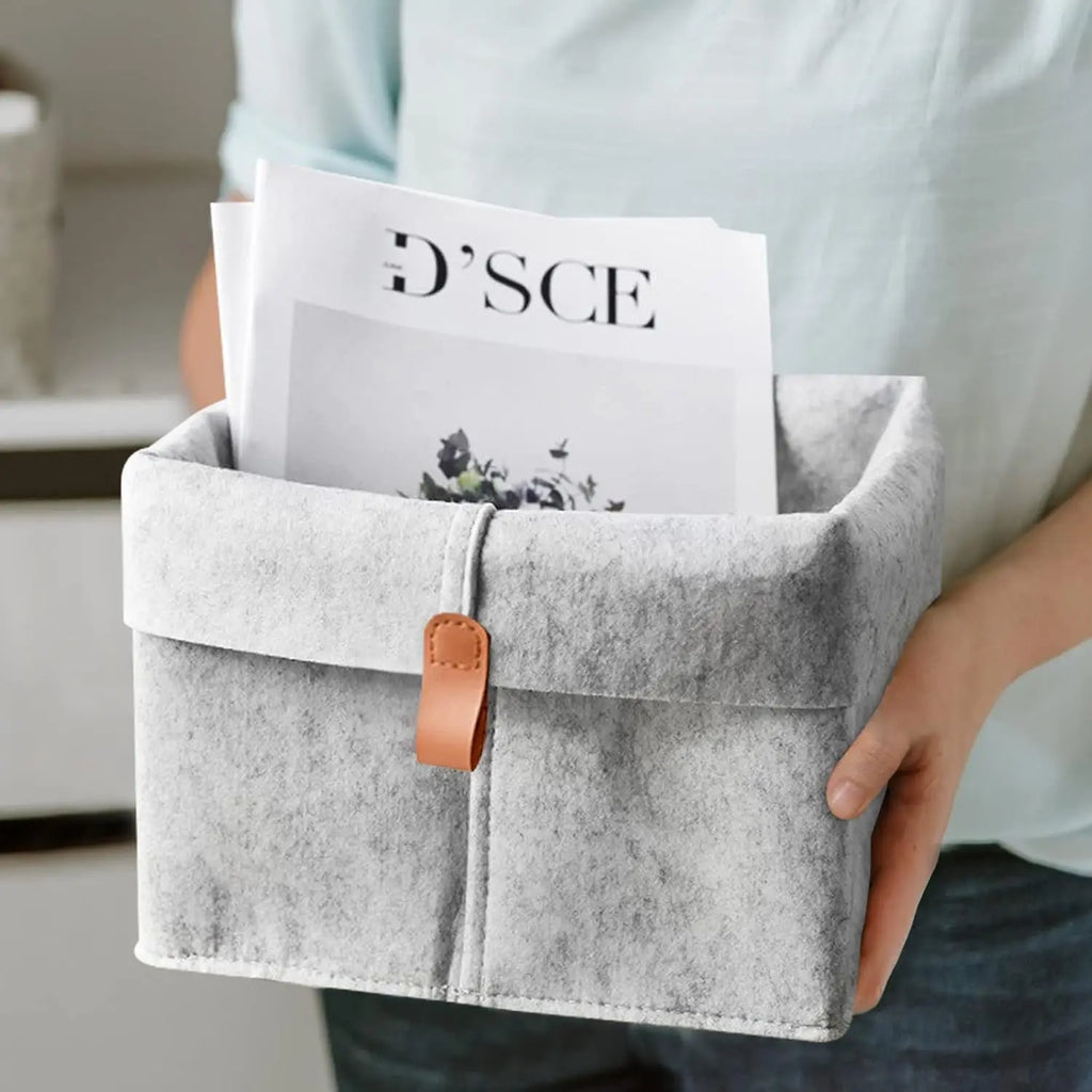 Staxio Muse Soft-Sided Felt Storage Bin - view 4
