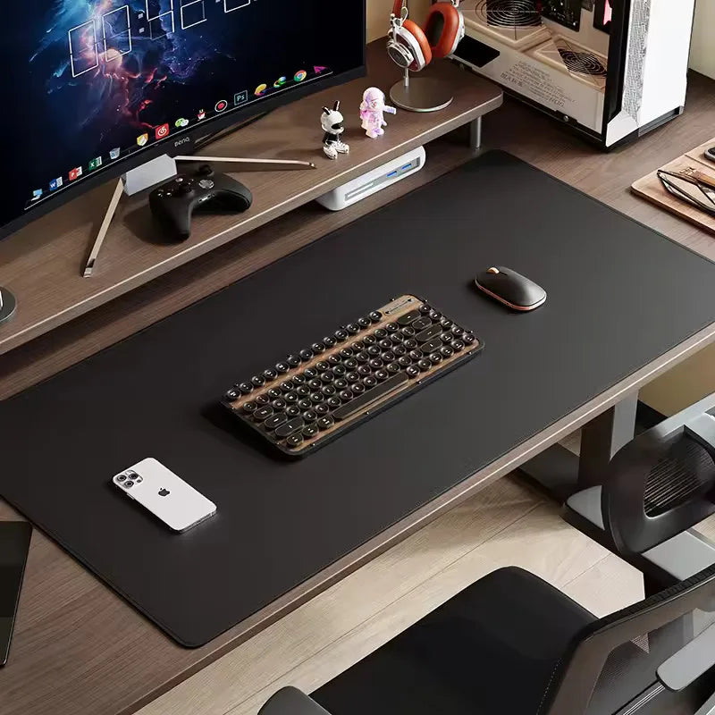 Staxio Verge Stitched-Edge Leather Desk Pad - view 1