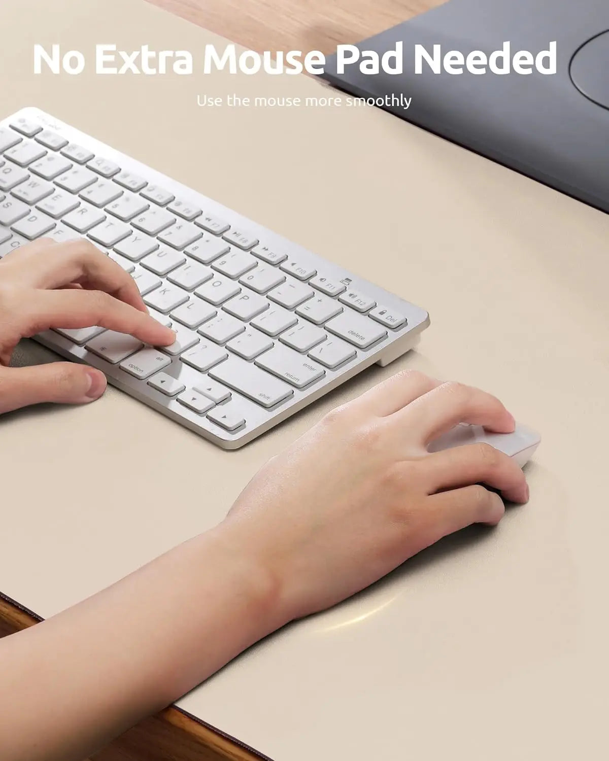 Staxio Nomad Vegan Leather Desk Mat - view 3