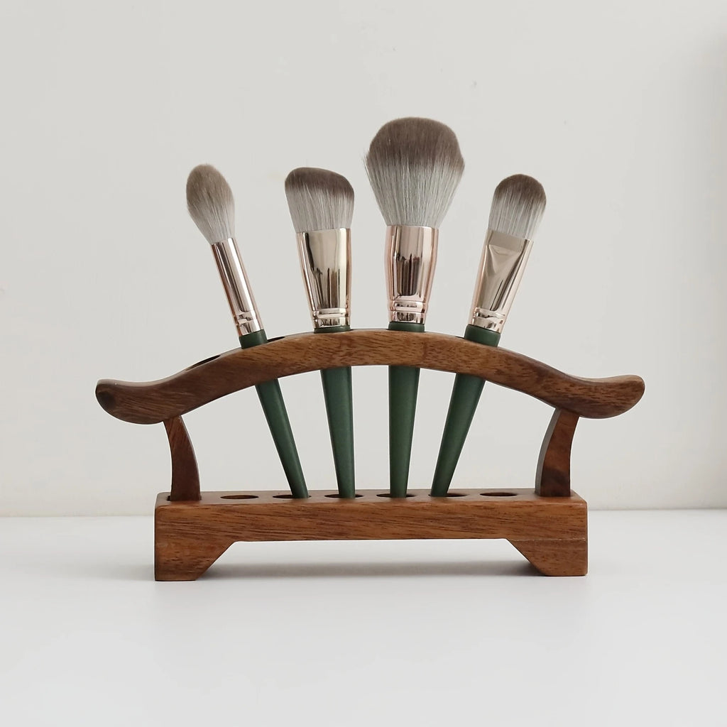 Staxio Heartwood Six-Slot Walnut Pen Holder - view 4