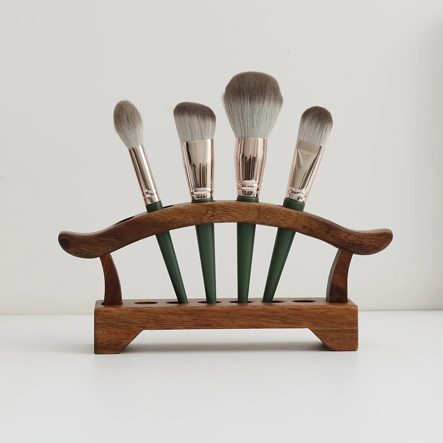 Staxio Heartwood Six-Slot Walnut Pen Holder - view 4