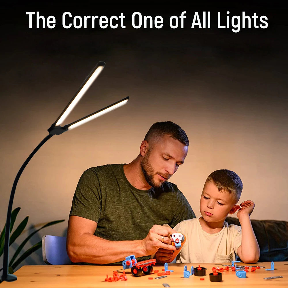 Staxio Lumen Clip-On Eye-Care Desk Lamp - view 2