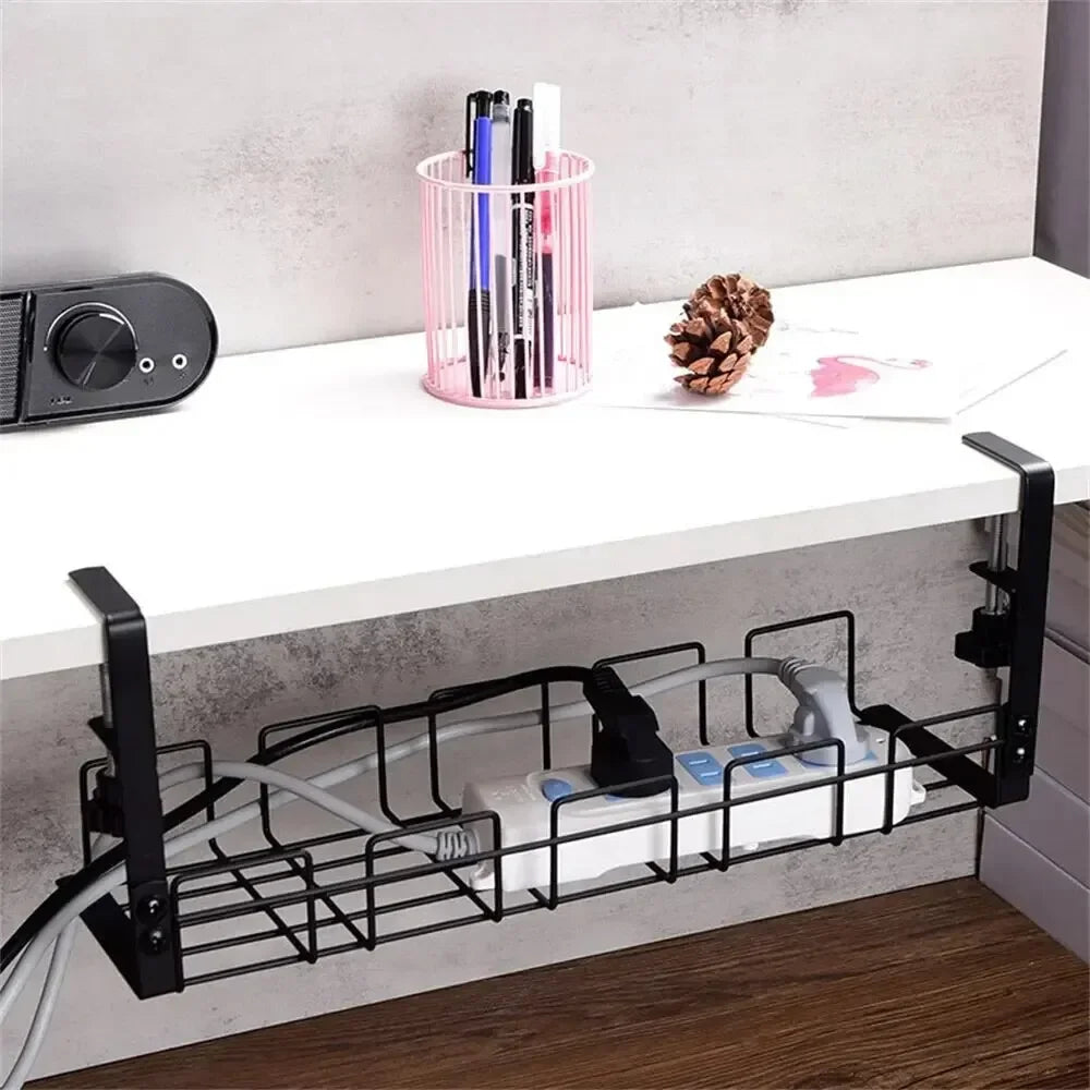 Staxio Conduit Clamp-On Under-Desk Cable Tray - view 4
