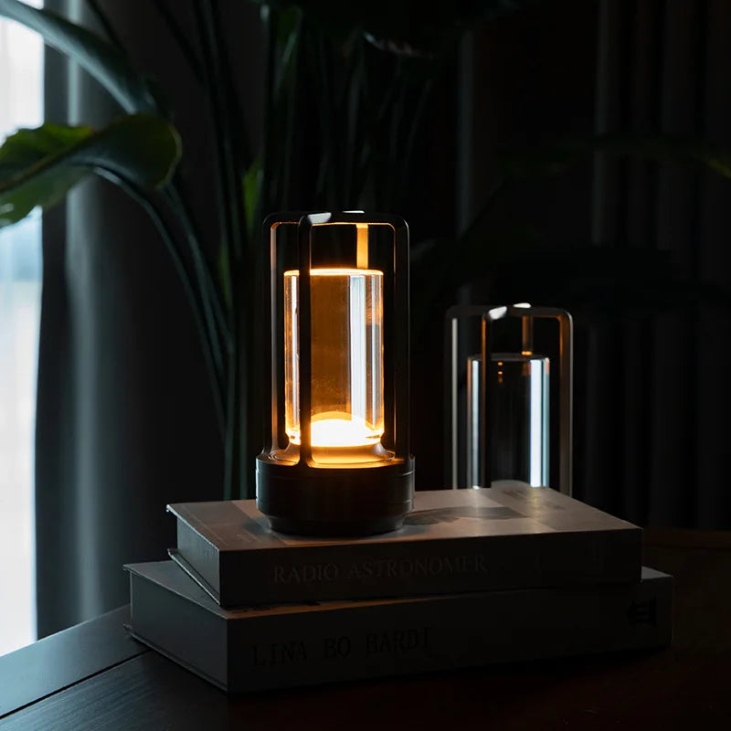 Staxio Lumen Rechargeable Crystal Touch Table Lamp - view 3
