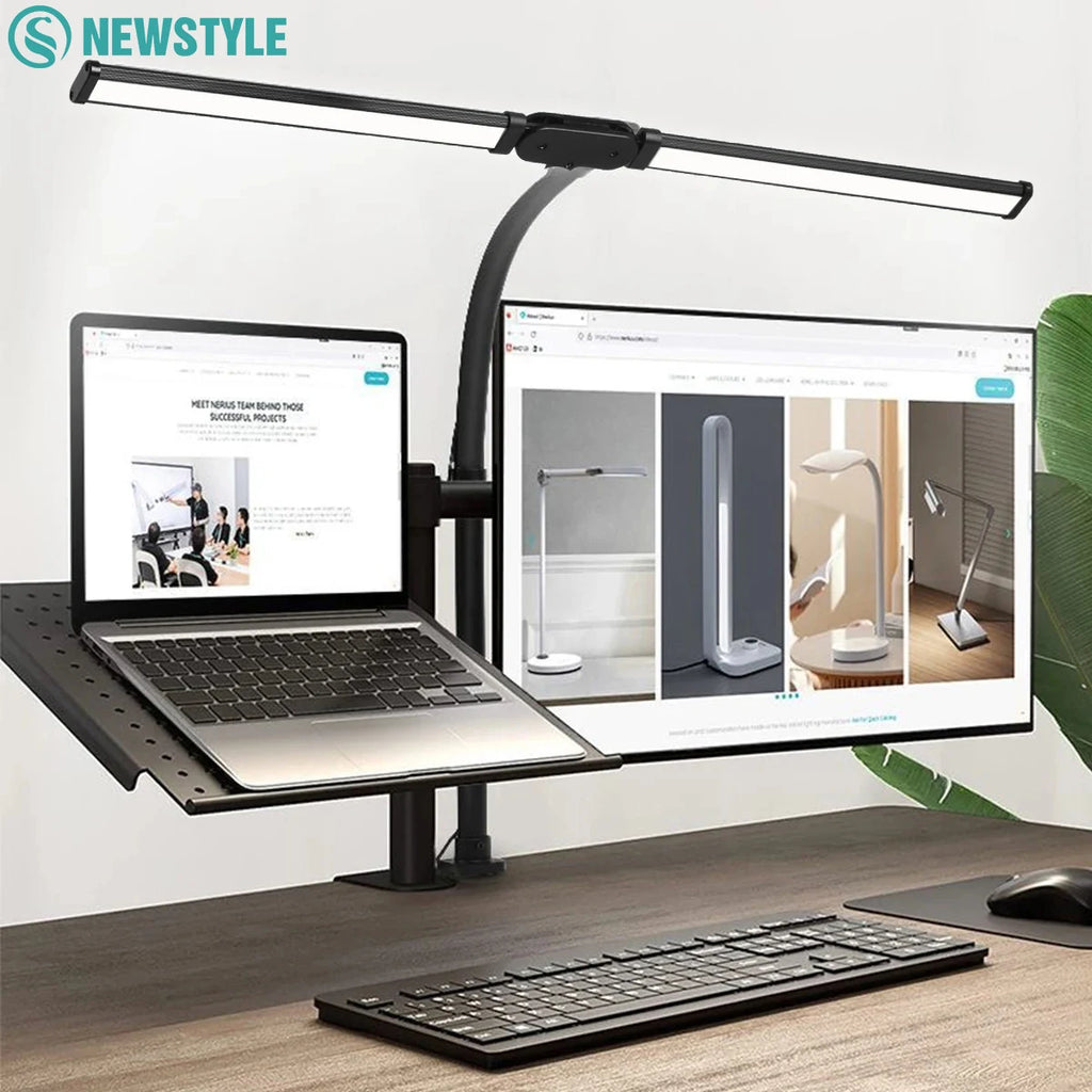 Staxio Lumen Clip-On Eye-Care Desk Lamp - view 1