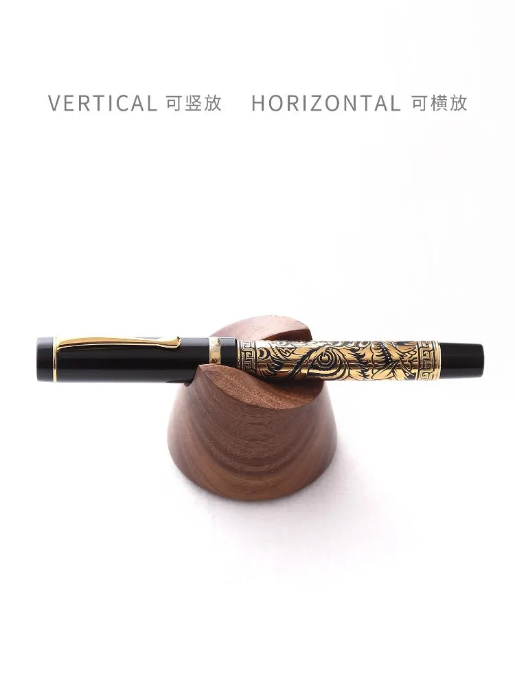 Staxio Heartwood Walnut Fountain Pen Rest - view 4