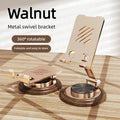 Staxio Heartwood Rotating Walnut Phone Stand - view 1