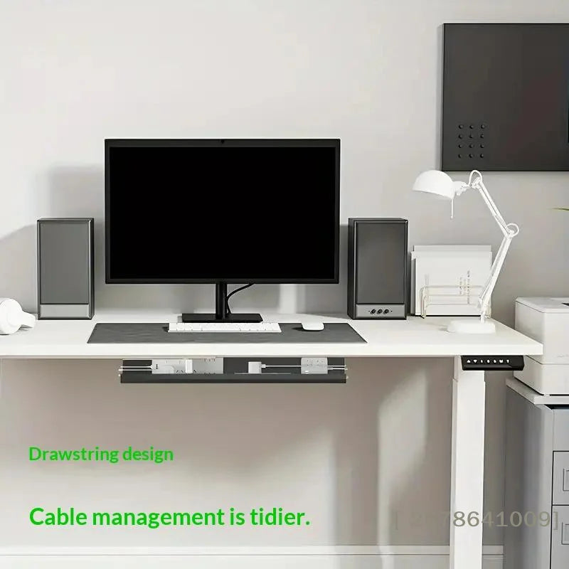 Staxio Conduit Under-Desk Metal Cable Tray - view 3