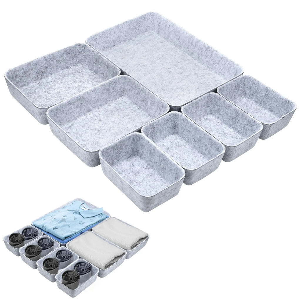 Staxio Loft 7-Piece Felt Drawer Organizer Set - view 1