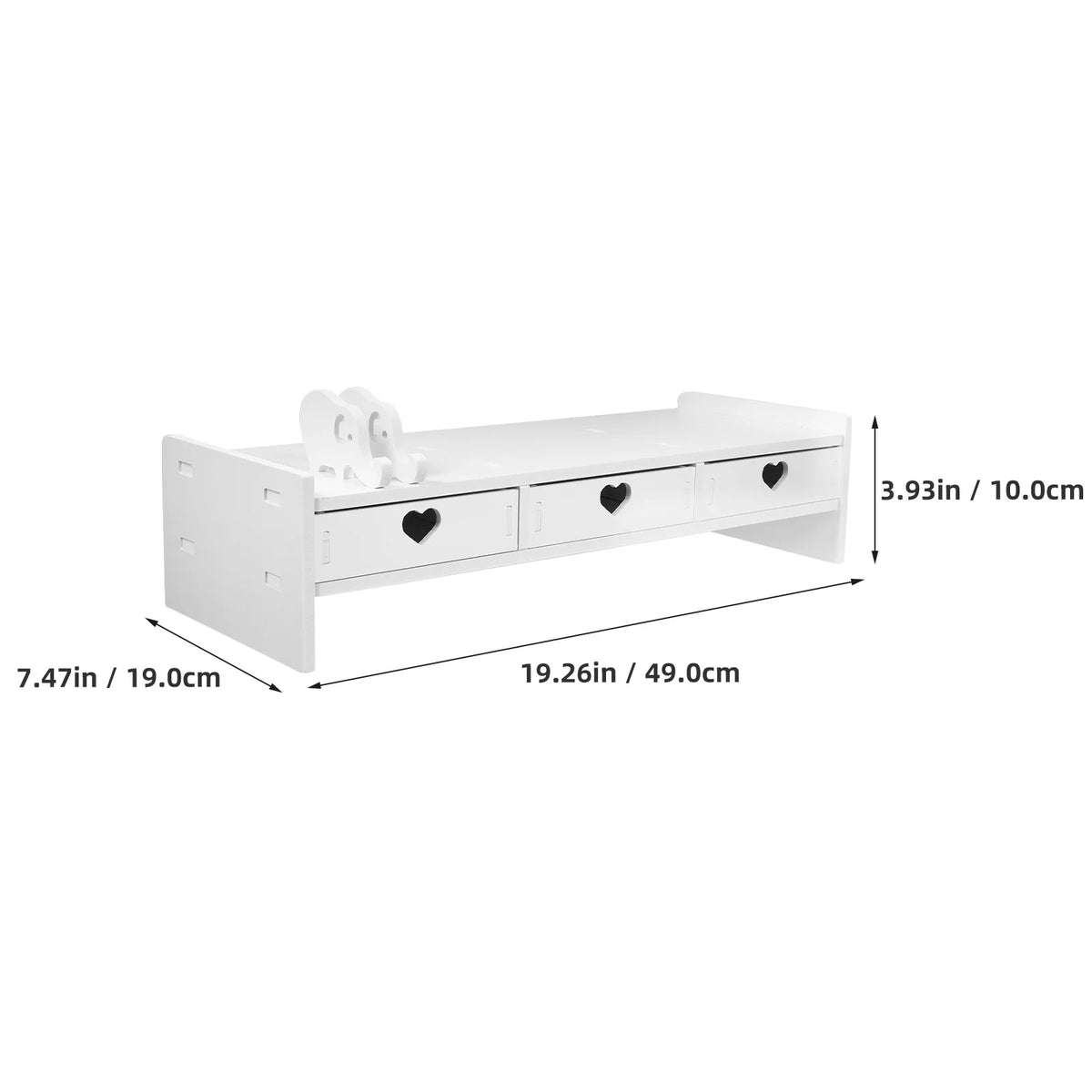 Staxio Keel Drawer-Equipped Monitor Riser - view 2
