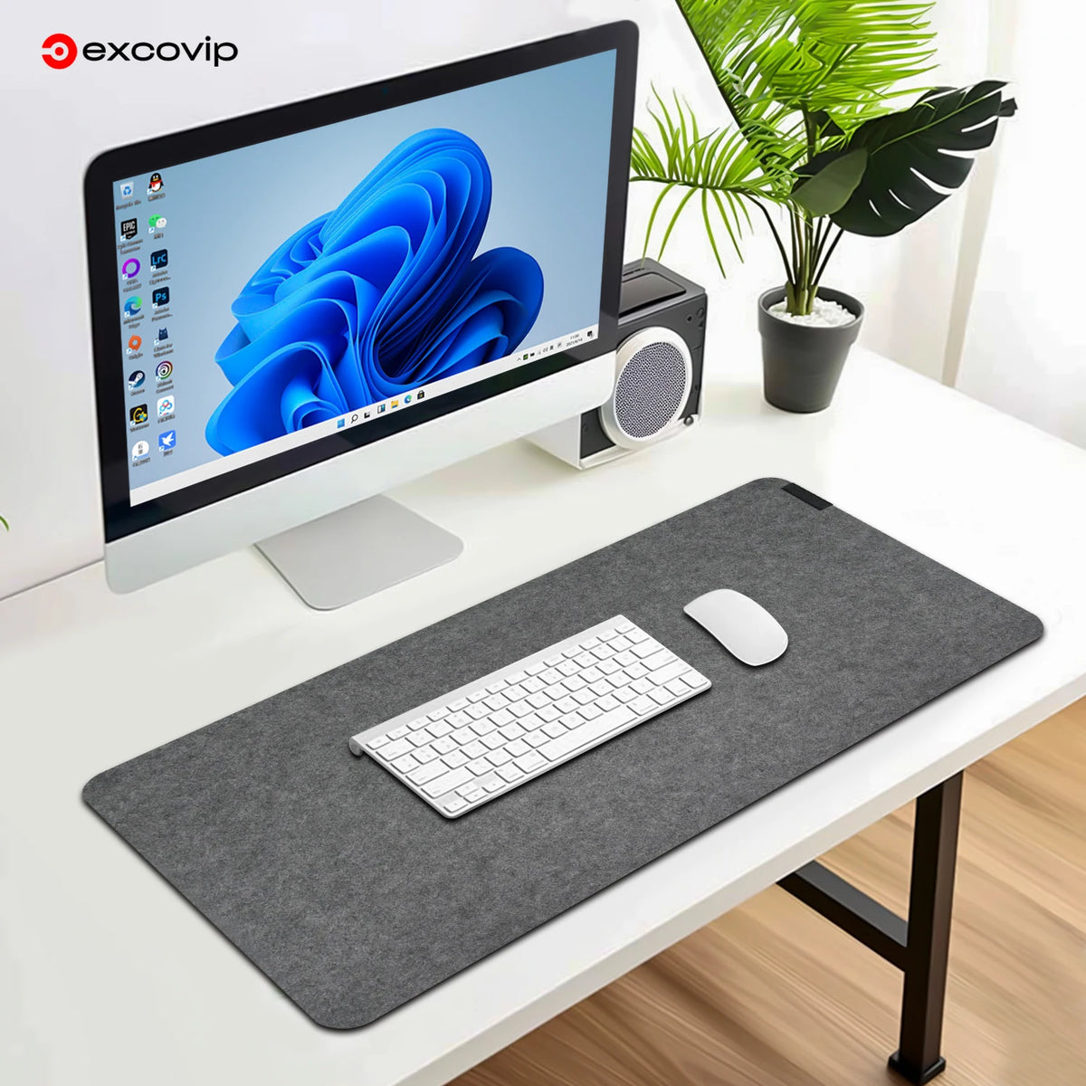 Staxio Loft Extended Felt Desk Pad - view 6