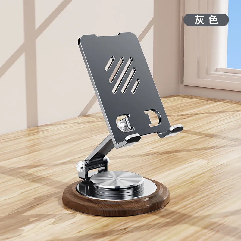Staxio Heartwood Rotating Walnut Phone Stand - view 6