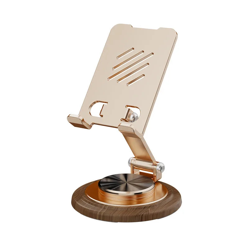 Staxio Heartwood Rotating Walnut Phone Stand - view 5