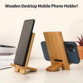 Staxio Reed Natural Bamboo Phone Stand - view 1