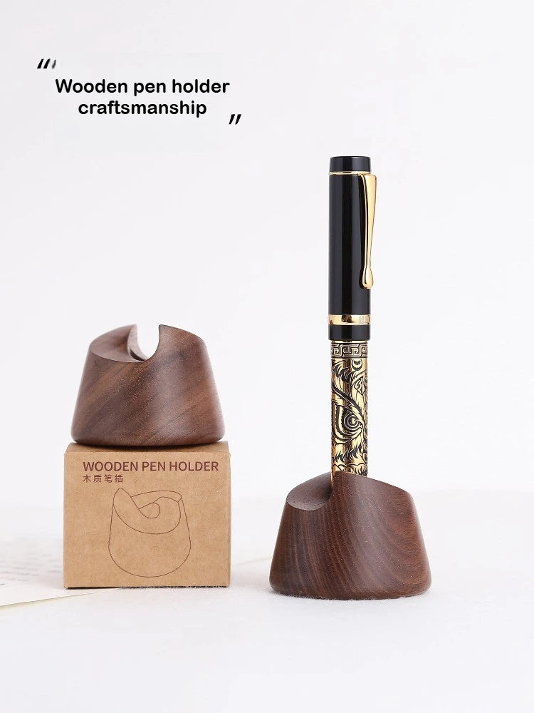 Staxio Heartwood Walnut Fountain Pen Rest - view 2